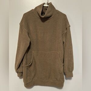 Free people beach tunic turtle neck sweater